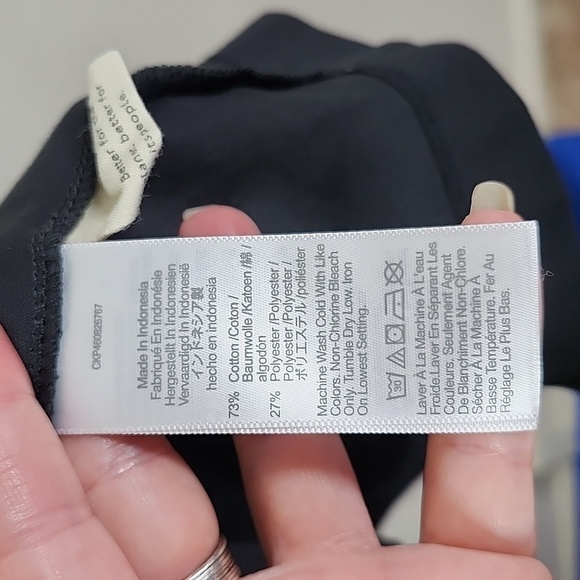 MADEWELL Brightside Ruffle Tank Mini Dress tiered Black Summer Basic medium - Picture 6 of 9